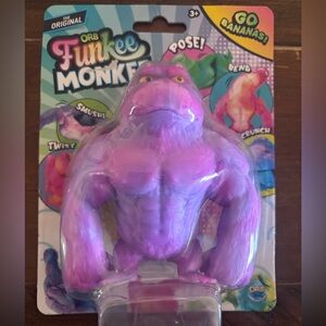 ORB Funkee Monkee Purple Stretchy Toy